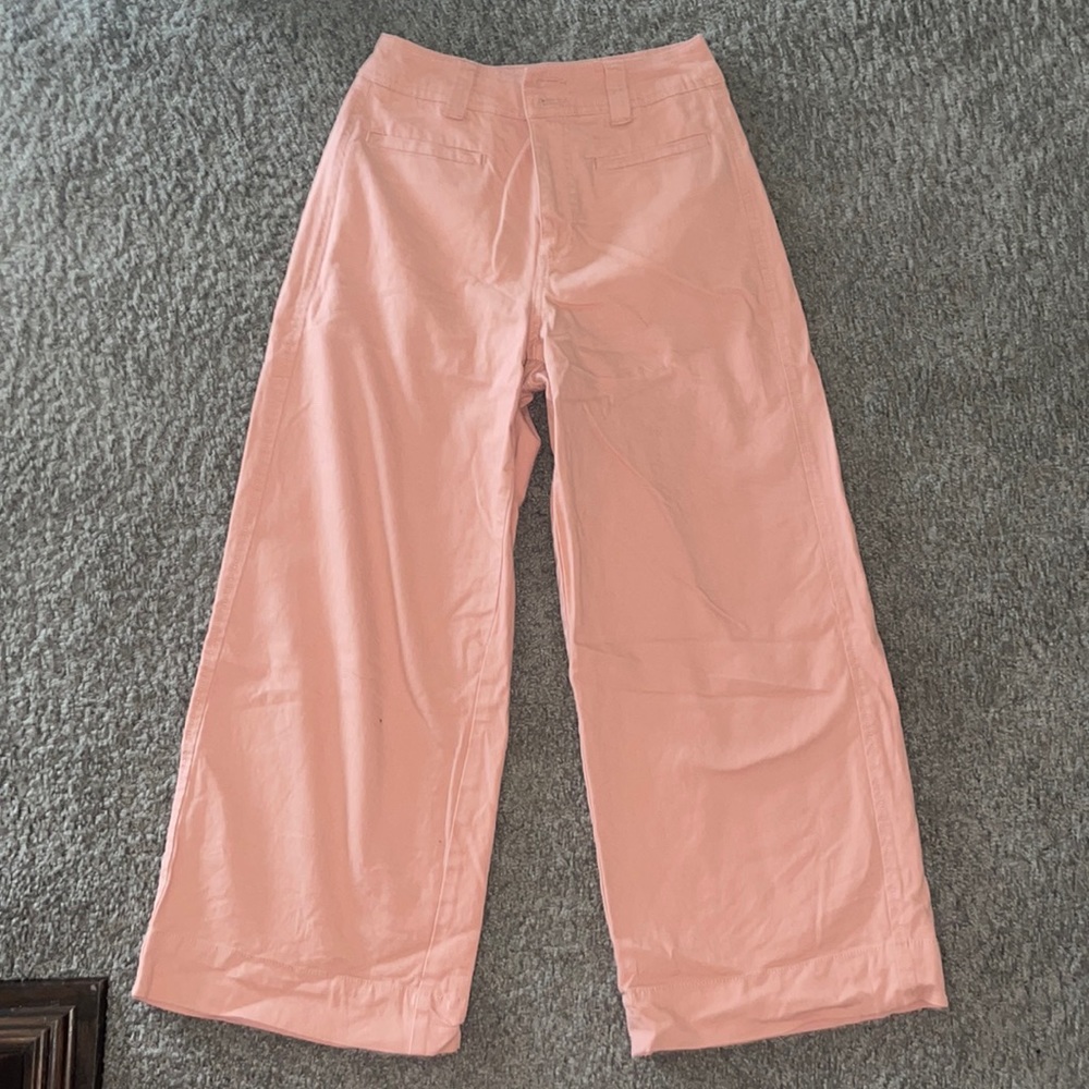 Cropped Peach Jeans